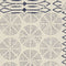 20" Indigo And Ivory Geometric Cotton Throw Pillow