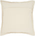 20" Indigo And Ivory Geometric Cotton Throw Pillow