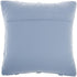 18" Blue Diamond Cotton Blend Throw Pillow with Texture