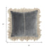 Wide Tasseled Marble Steel Blue Throw Pillow