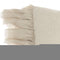 Wide Tasseled Marble Yellow Lumbar Pillow