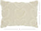 14" X 20" Off White Cotton Heart Throw Pillow