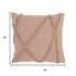 Boho Chic Blush Textured Lines Throw Pillow