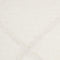 White Abstract Shaggy Detail Lumbar Pillow