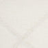 White Abstract Shaggy Detail Lumbar Pillow
