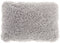 Pale Gray Knubby Plush Lumbar Throw Pillow