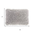 Pale Gray Knubby Plush Lumbar Throw Pillow