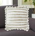 20" Silver Throw Pillow