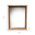 10" x 10" Gray Solid Wood Hanging Picture Frame