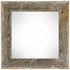 10" x 10" Gray Solid Wood Hanging Picture Frame