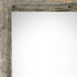 10" x 20" Gray Solid Wood Hanging Picture Frame