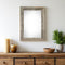 10" x 20" Gray Solid Wood Hanging Picture Frame