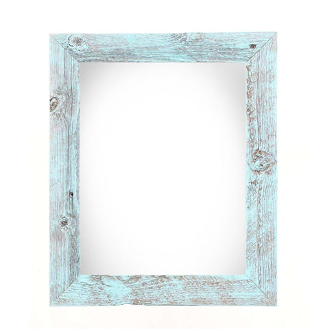 12" x 16" Blue Solid Wood Hanging Picture Frame