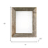 12" x 16" Gray Solid Wood Hanging Picture Frame