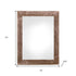 12" x 24" Espresso Solid Wood Hanging Picture Frame