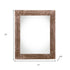 14" x 18" Espresso Solid Wood Hanging Picture Frame