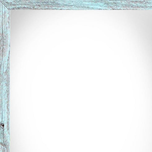 16" x 20" Blue Solid Wood Hanging Picture Frame