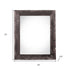 20" x 24" Black Solid Wood Hanging Picture Frame