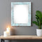 20" x 30" Blue Solid Wood Hanging Picture Frame