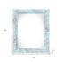 24" x 30" Blue Solid Wood Hanging Picture Frame