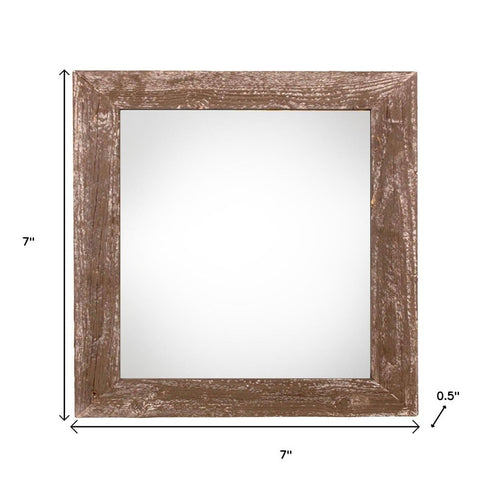 4" x 4" Espresso Solid Wood Tabletop Picture Frame