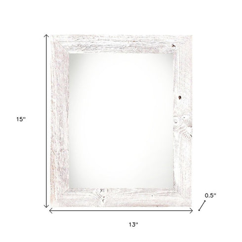 8" x 10" White Solid Wood Tabletop Picture Frame