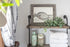 9" x 12" Gray Solid Wood Hanging Picture Frame