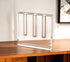 7" Clear Crystal Clear Square Table Vase