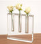 7" Clear Crystal Clear Square Table Vase