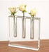 7" Clear Crystal Clear Square Table Vase