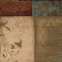 8' X 11' Beige And Brown Floral Block Pattern Area Rug