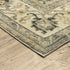 8' X 11' Beige And Gray Medallion Distressed Area Rug
