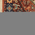 8' X 11' Red And Blue Oriental Area Rug