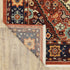 8' X 11' Red And Blue Oriental Area Rug