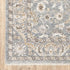 5' X 8' Blue And Ivory Oriental Distressed Area Rug