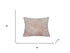 Set Of Two Blush Natural Sheepskin Square Pillows