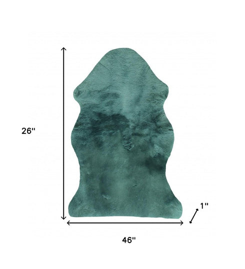 Emerald Plush Medical Grade Sheepskin Throw Blanket