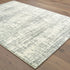 8' X 11' Ivory And Gray Abstract Strokes Area Rug