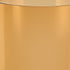 11" Amber And Clear Cylinder Lead Free Crystal Table Vase
