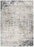 5' X 8' Navy Blue Distressed Striations Area Rug
