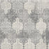 2' X 3' Gray Distressed Trellis Pattern Scatter Rug