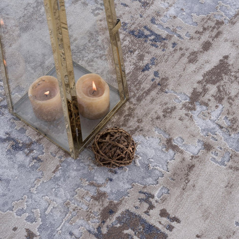 8' X 10' Beige Abstract Dhurrie Area Rug