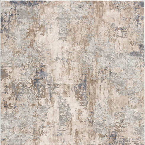 8' X 10' Beige Abstract Dhurrie Area Rug