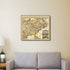 Vintage 1718 Map Of New France Unframed Print Wall Art