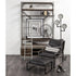 Set of Two Matte Black Industrial Cog Bookends