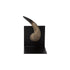 Set of Two Brown And Black Resin And Metal Horn Decorative Bookends