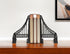 Set of Two 10" Brown Polyresin Decorative Bookends