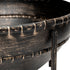 Set of Two Black Metal Decorative Bowl