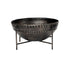 Set of Two Black Metal Decorative Bowl