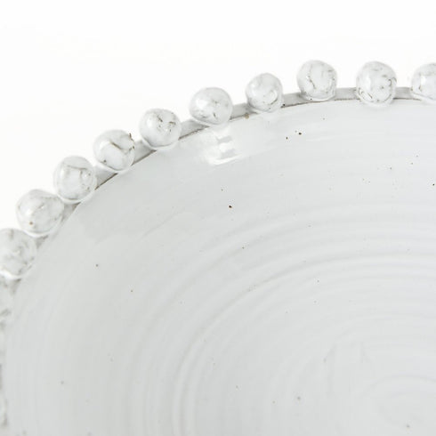 4" Off White Ceramic Tabletop Sculpture